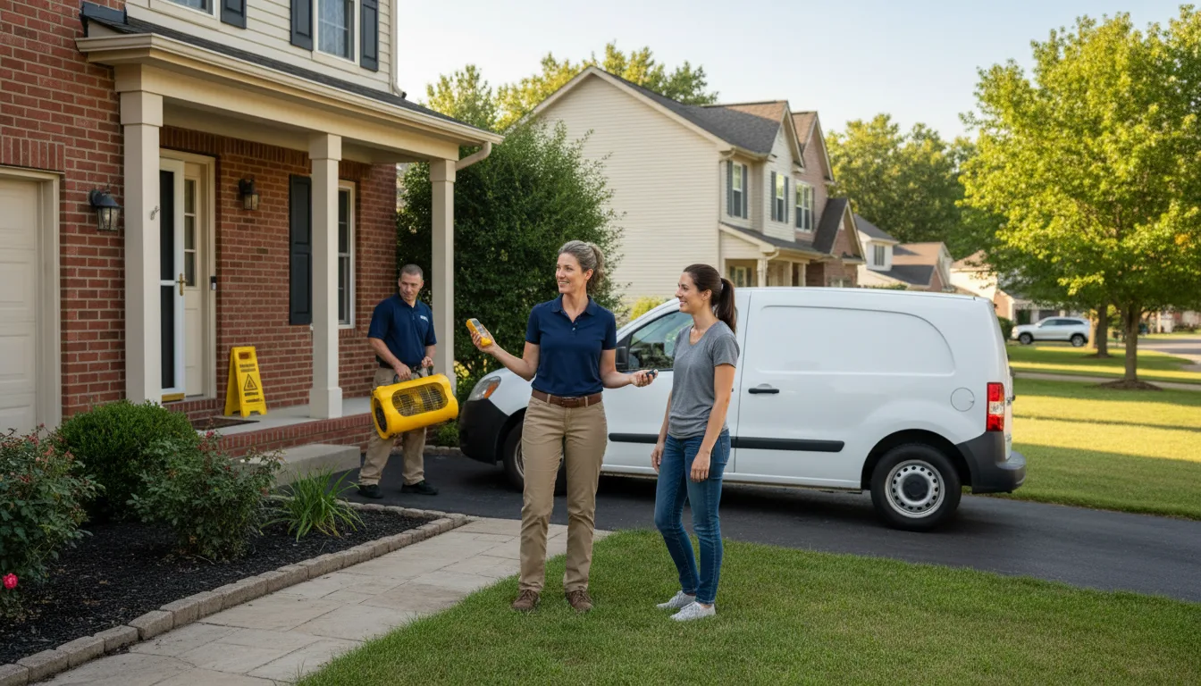 Water restoration image for Water Damage & Restoration Services in Saint Donatus, IA